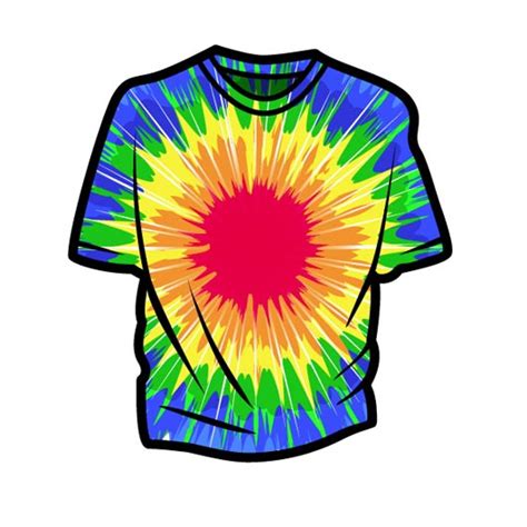 tie dye shirt vector - Clip Art Library