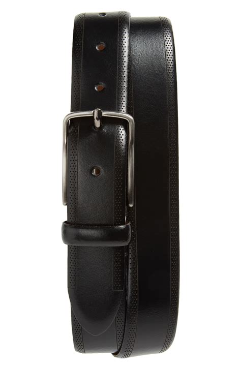 Johnston & Murphy Perforated Leather Belt | Nordstrom