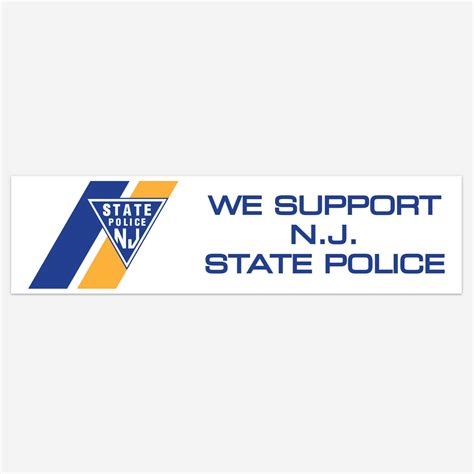 NJSP Retro Bumper Sticker – Troopers United Foundation