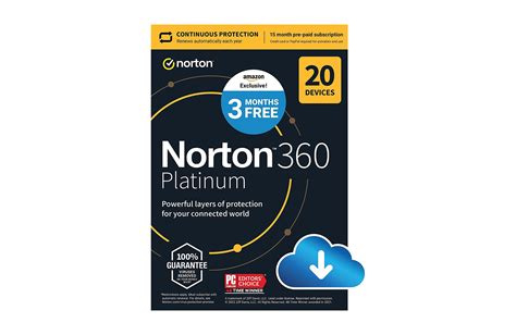 Norton 360 Platinum antivirus software is 69% off on Amazon