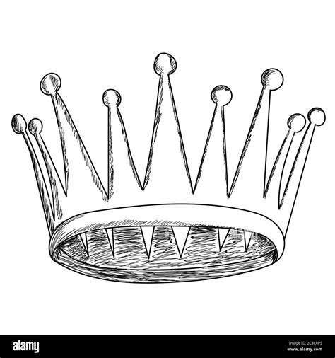 crown, sketch with lines, icon Stock Vector Image & Art - Alamy