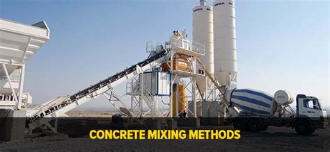 Concrete Mixing Methods And Concrete Mixers - MEKA