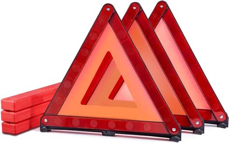 Amazon.com: MYSBIKER Emergency Warning Triangles, Roadside Safety ...