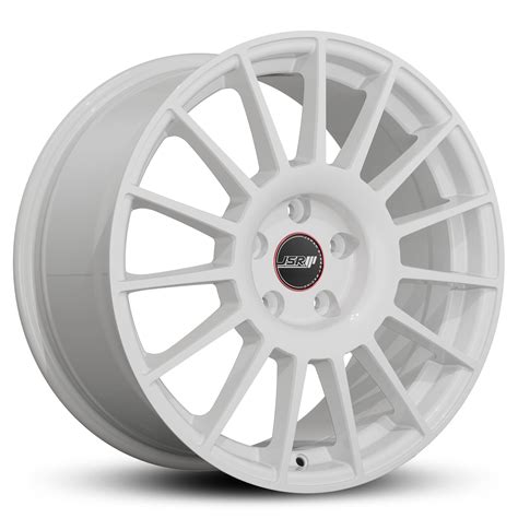 RALLY WHEELS JSR ST24 GLOSS WHITE 18X8 5X118 WHEEL ONLY