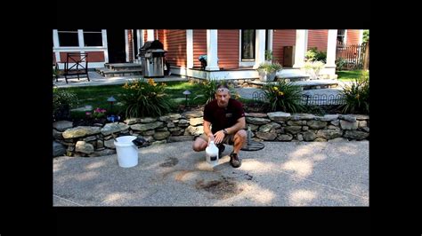 Removing Paint From Concrete Patio Using Muriatic Acid • Fence Ideas Site