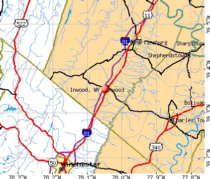 Inwood, West Virginia (WV) profile: population, maps, real estate, averages, homes, statistics ...