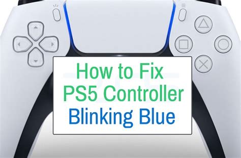 PS5 Controller Blinking Blue & Won't Connect (Do This FIRST!) - TechProfet