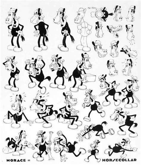 Enjoy a gallery of 100 Original Cartoons Model Sheet from Walt Disney Animation Studio, MGM ...