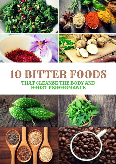 10 Bitter Foods that Cleanse the Body and Boost Performance | Bitters recipe, Detoxifying food ...