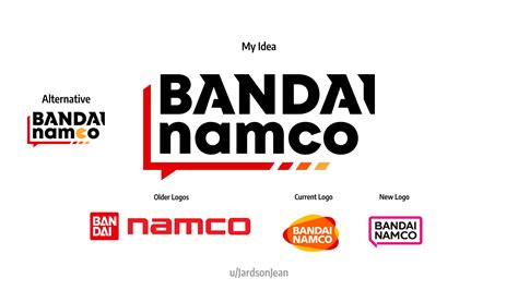 My idea for the BANDAI NAMCO redesign : r/logodesign