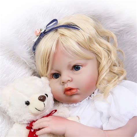 NPK silicone real doll lifelike girl silicone reborn baby dolls large size 70cm reborn toddler ...