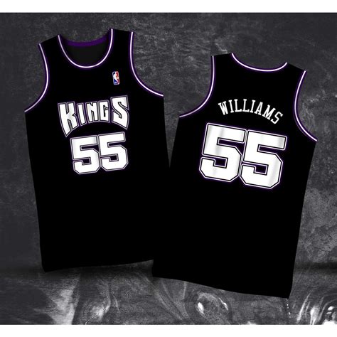 WILLIAMS #55 Sacramento Kings Jersey | JASON WILLIAMS Jersey | FULL ...