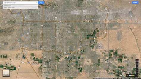 Gilbert, Arizona Map