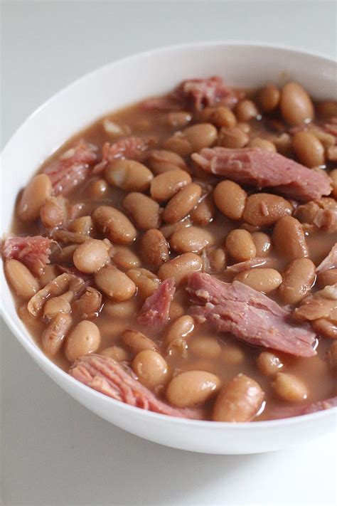 Crockpot Ham and Pinto Bean Soup | The Family Freezer