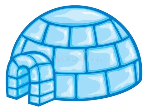 Ilustração de um iglu ilustração do vetor. Ilustração de neve - 30015658