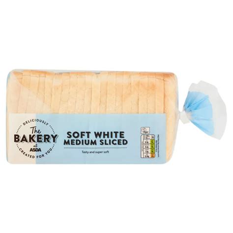 Asda, Hartley’s The Bakery The BAKERY at ASDA Soft White Medium Sliced Bread is not halal, vegan ...