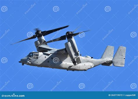 US Marine Corps Bell Boeing MV-22B Osprey Tiltrotor Military Transport Aircraft. Editorial Image ...