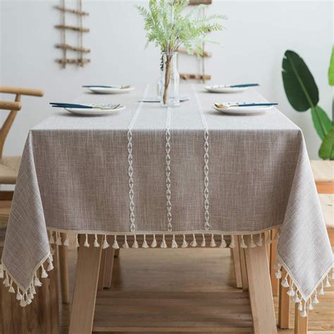 40% off Linen Rectangle Tablecloth - Deal Hunting Babe