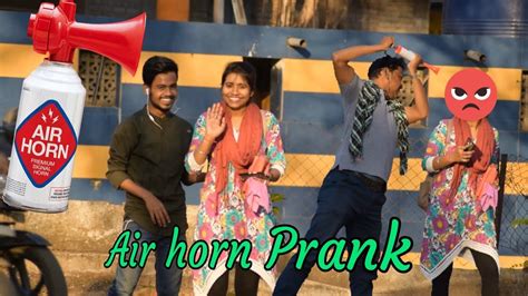 Air Horn prank,Train Horn on cute girls,Gone Wrong prank in India - YouTube