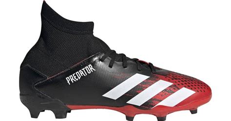 Adidas Junior Predator 20.3 FG Cleats - Core Black/Cloud White/Core Black