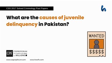 What are the causes of juvenile delinquency in Pakistan?