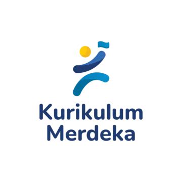 Logo Resmi Kurikulum Merdeka Belajar Mengajar Desain Horizontal Vektor, Kurikulum Mandiri, Studi ...