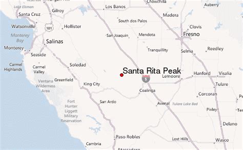 Santa Rita Peak Mountain Information