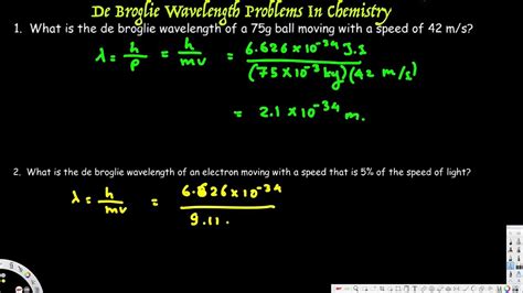 De Broglie Wavelength Formula