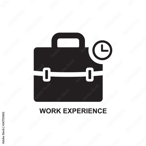 WORK EXPERIENCE ICON , JOB DEVELOPMENT ICON Stock Vector | Adobe Stock