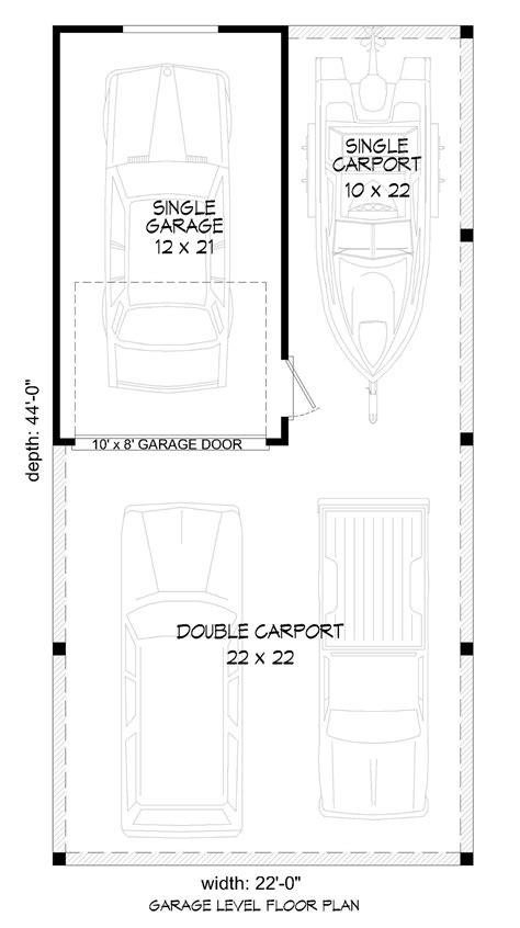 Garage Plans with Boat Storage