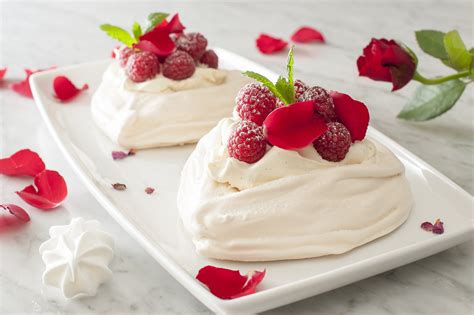 Meringue with Chantilly Cream and Raspberries – Priceless Magazines