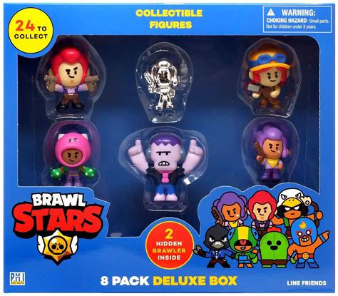 Brawl Stars Mini Figure Colt, Jessy, Frank, Shelly, Shelly Chrome, Rosa ...