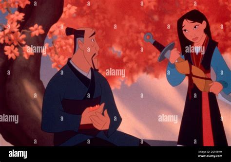 MULAN, Fa Zhou, Mulan, 1998. © Walt Disney Pictures / Courtesy Everett Collection Stock Photo ...