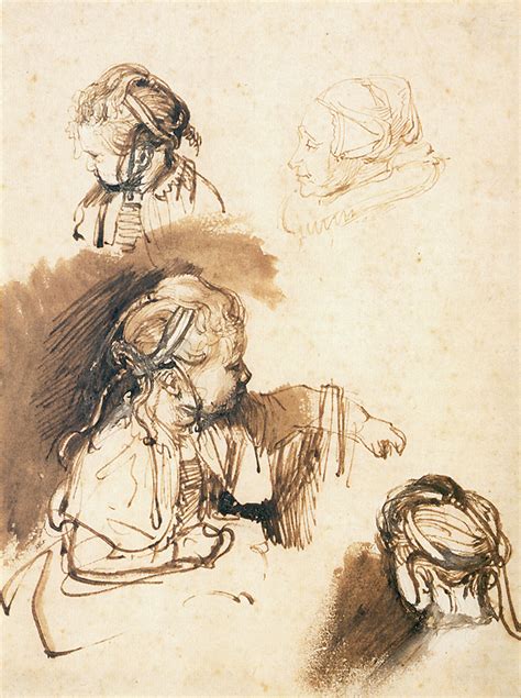 1000+ images about Drawings: Rembrandt van Rijn on Pinterest ...