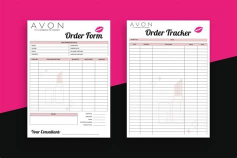 Avon Order Form Excel Business Pinterest Order Form A - vrogue.co
