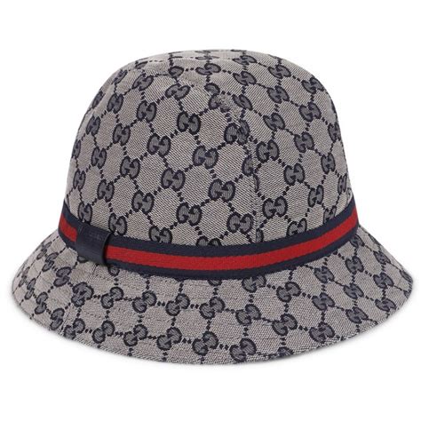 Gucci GG Bucket Hat in Navy | BAMBINIFASHION.COM