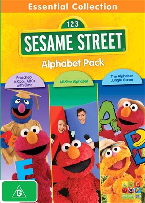 Buy Sesame Street - Alphabet Triple Pack DVD Online | Sanity