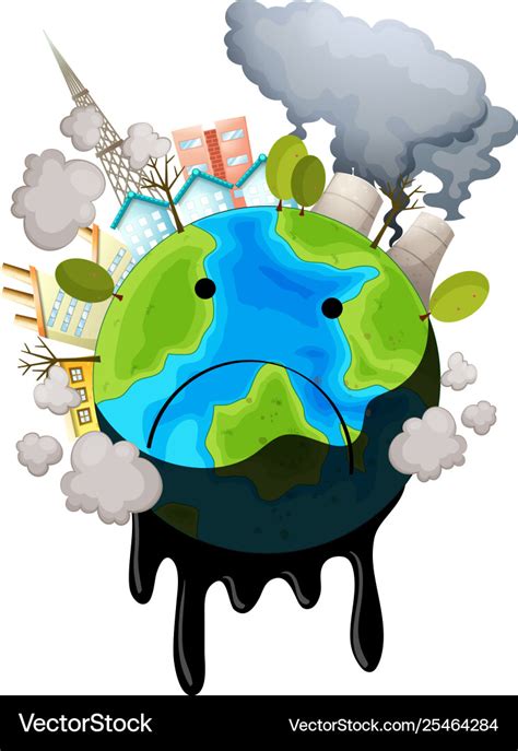 Cartoon Pictures Of Earth Pollution - The Earth Images Revimage.Org