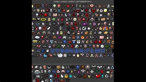 Steam Workshop::Platinum God Isaac Cheat Sheet