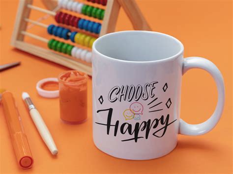 Choose Happy Premium Quality White Coffee Mug Motivational - Etsy in 2022 | Choose happy, White ...