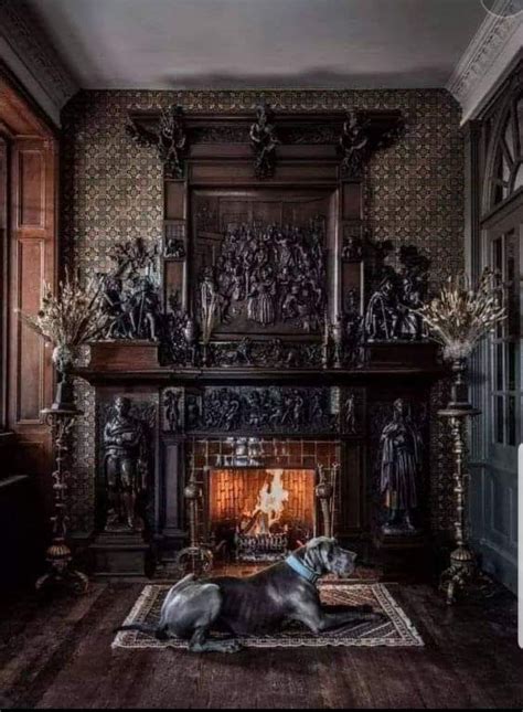 Pin by Debra Buckley on victorian homes | Fireplace design, Gothic ...