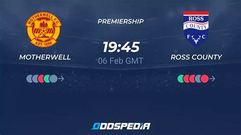 Motherwell vs Ross County» Predictions, Odds, Live Score & Stats