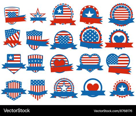 Made in usa labels Royalty Free Vector Image - VectorStock