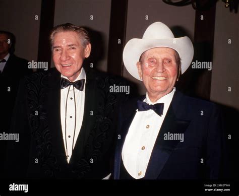 Gene Autry and Pat Buttram Circa 1980's Credit: Ralph Dominguez/MediaPunch Stock Photo - Alamy