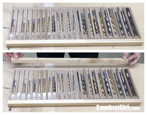 Drill Bit Drawer Storage Tool Shop Organization, Tool Organizers, Shop ...