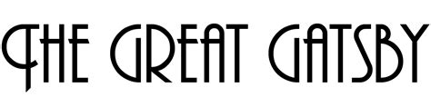 The Great Gatsby font download - Famous Fonts