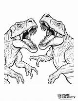 40 Tyrannosaurus Rex Coloring Pages Free Printable PDFs sketch template