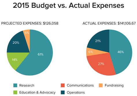 Budget Vs. Actual Graph