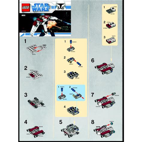 LEGO V-19 Torrent Set 8031 Instructions | Brick Owl - LEGO Marketplace