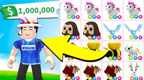 The RICHEST ADOPT ME ACCOUNT! *Buying 1,000,000 BUCKS!* Roblox Adopt Me ...